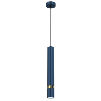 lafabryka.pl Lampa wisząca JOKER NAVY BLUE/GOLD 1xGU10 MLP7725 Milagro