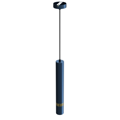 lafabryka.pl Lampa wisząca JOKER NAVY BLUE/GOLD 1xGU10 MLP7725 Milagro
