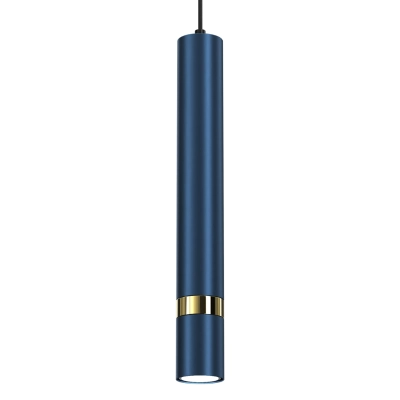 lafabryka.pl Lampa wisząca JOKER NAVY BLUE/GOLD 1xGU10 MLP7725 Milagro