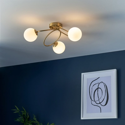 lafabryka.pl Plafon ELLIPSE 3LT SEMI FLUSH 97234 ENDON