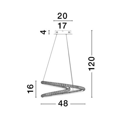 Lampa wisząca TEPIC LE42819