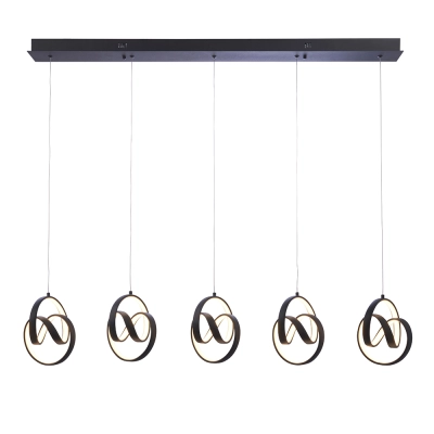 lafabryka.pl Lampa wisząca COSMA 5LT LINEAR PENDANT 97624 ENDON