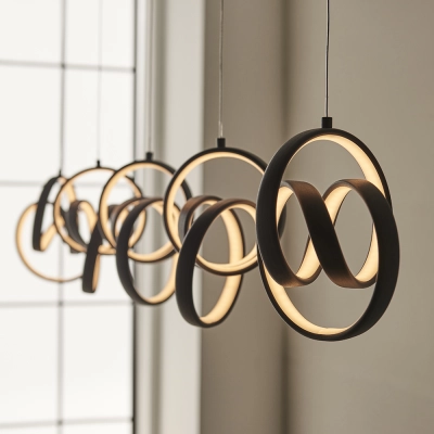 lafabryka.pl Lampa wisząca COSMA 5LT LINEAR PENDANT 97624 ENDON