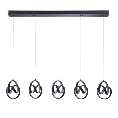 lafabryka.pl Lampa wisząca COSMA 5LT LINEAR PENDANT 97624 ENDON