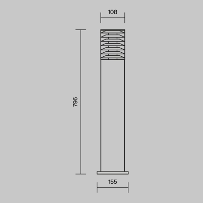 Lampa stojąca Bronx O576FL-01GR1 Maytoni