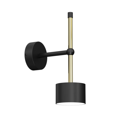 lafabryka.pl Kinkiet ARENA BLACK/GOLD 1xGX53 MLP7759 Milagro