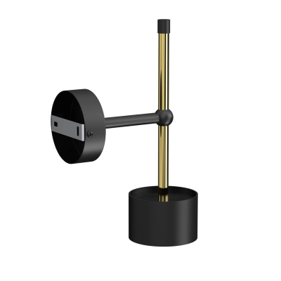 lafabryka.pl Kinkiet ARENA BLACK/GOLD 1xGX53 MLP7759 Milagro
