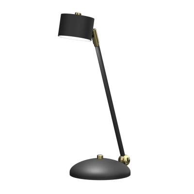 lafabryka.pl Lampka biurkowa ARENA BLACK/GOLD 1xGX53 MLP7764 Milagro