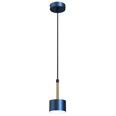 lafabryka.pl Lampa wisząca ARENA BLUE/GOLD 1xGX53 MLP7772 Milagro