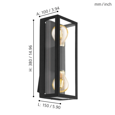 ALAMONTE lampa ścienna 98273 EGLO