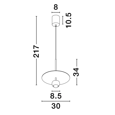 Lampa wisząca BAILA LE44535