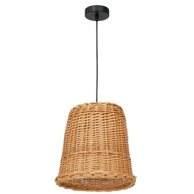 lafabryka.pl Lampa wisząca VIMINI NATURAL WOOD 1xE27 MLP7990 Milagro