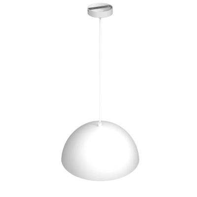 lafabryka.pl Lampa wisząca BETA WHITE/GOLD 1xE27 35cm MLP7897 Milagro