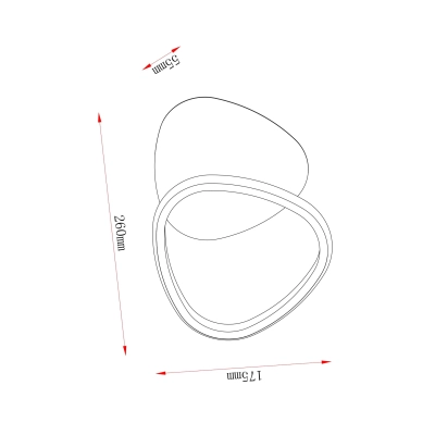 Kinkiet HURON 250015WM-BE ZUMA LINE