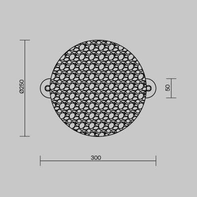 Lampa ścienna (kinkiet) Mangata MOD387WL-L8CH3K Maytoni