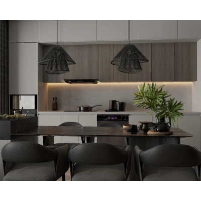 Lampa wisząca Amalfi II Black P0580 MaxLight