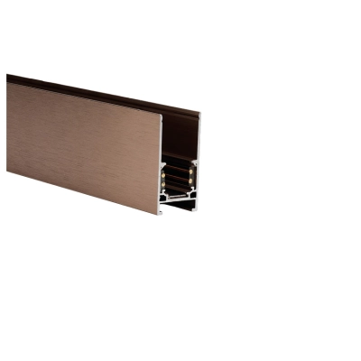 ALFA TRACK MAGNETIC52 2m + 2x END CAP ANODISED CHOCOLATE AZ6357 AZZARDO
