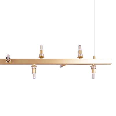 Lampa wisząca BUBBLES line 10 AZ5868+AZ5873 gold/smoky AZZARDO