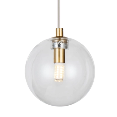 Lampa wisząca BUBBLES AZ5954+AZ5955 gold/clear AZZARDO