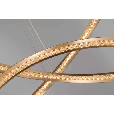 lafabryka.pl Lampa wisząca Brighton 3 (gold) AZ4429 AZZARDO