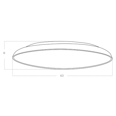 Lampa sufitowa CLARA CCT SWITCH DIMM AZ5805 LED 80W 3000-6000K szampański AZZARDO