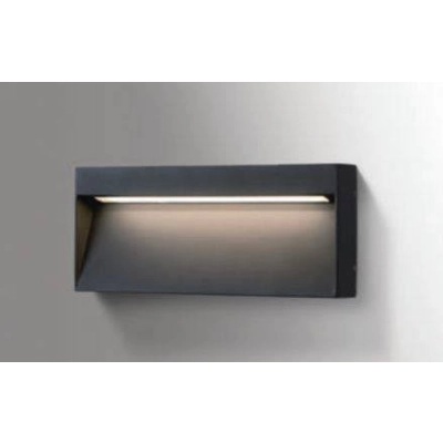 lafabryka.pl Casoria Slim (dark grey) AZ4368 LED 6W 450lm 3000K IP54 METAL ACRYL AZZARDO