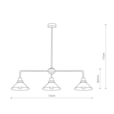 Lampa wisząca CRAFT III 9150 Nowodvorski