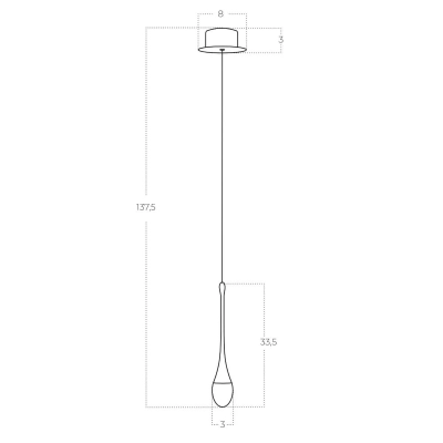 Lampa wisząca DALMA 1 AZ6006 AZZARDO   ------- wysyłka 24H -----