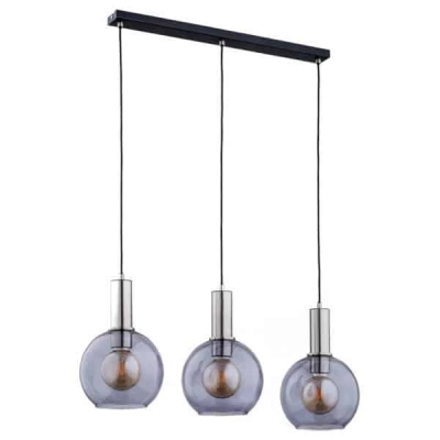 lafabryka.pl Nowoczesna lampa wisząca DARIN SILVER OP. 3 PŁ 62172 ALFA