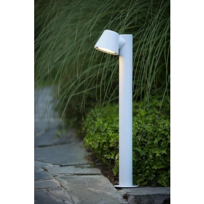 lafabryka.pl Lampa stojąca DINGO LED GU10 1x5W 3000K IP44 White 14881/70/31 Lucide