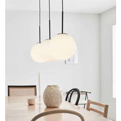lafabryka.pl Lampa wisząca DIONE Pendant 3L White/Black 108269 Markslojd