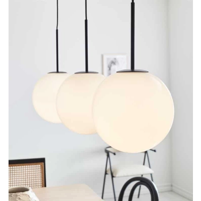 lafabryka.pl Lampa wisząca DIONE Pendant 3L White/Black 108269 Markslojd
