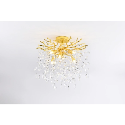 CINDY MX4115-6B-EGN-II  LAMPA Sufitowa ZŁOTA/GOLD ZUMA LINE