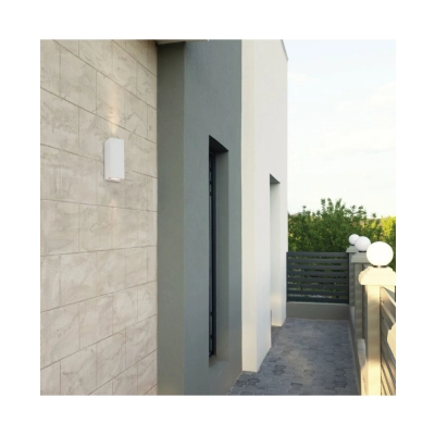 E151 OUTDOOR SCONCE 2XGU10 WHITE IP54 Zambelis Lights