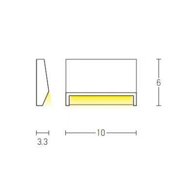 E181 OUTDOOR SCONCE LED 2W GRAPHITE IP54 Zambelis Lights
