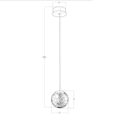 Lampa wisząca EDEM AZ6015 AZZARDO