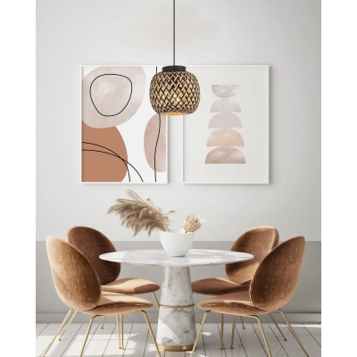 Elaine - lampa wisząca czarny mat 342201-30 REALITY