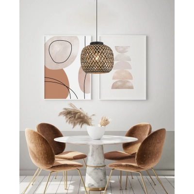 Elaine - lampa wisząca czarny mat 342221-30 REALITY