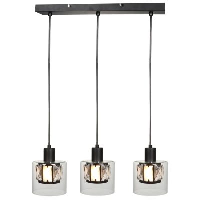 Lampa wisząca czarny Elmo 3xE14 40W 338833-02 REALITY