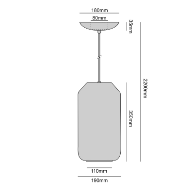 FLASK sage M 8500G32_M 1 x E27 max 15W Aldex