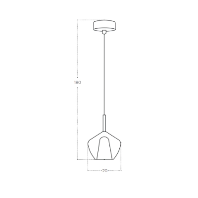Lampa wisząca GRACE AZ6294 AZZARDO