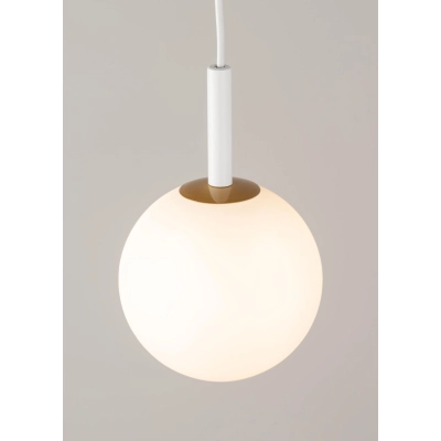 lafabryka.pl Lampa wisząca kula biała Sigma Lighting GAMA 1 33405