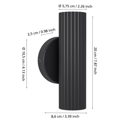 PORTILLO lampa ścienna 902032 EGLO
