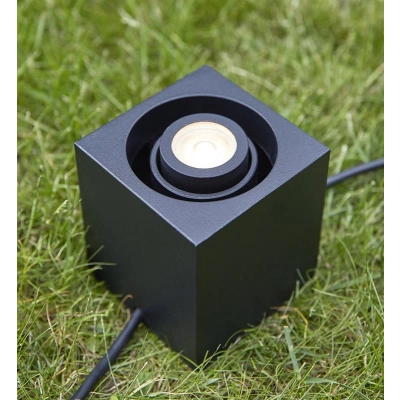 lafabryka.pl Lampa stojąca Spot Kwadrat czarny GARDEN 24 107287 Markslojd