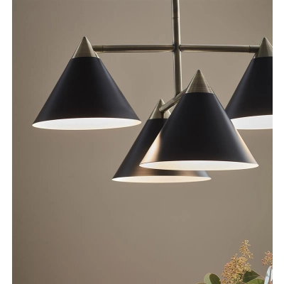 lafabryka.pl Lampa wisząca czarna 4L KLINT 108076 Markslojd