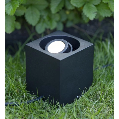 lafabryka.pl Lampa stojąca Spot Kwadrat czarny GARDEN 24 107287 Markslojd