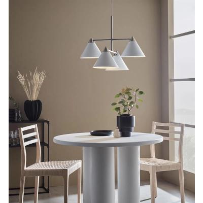 lafabryka.pl Lampa wisząca biała 4L KLINT 108077 Markslojd