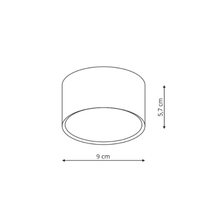 lafabryka.pl Oprawa natynkowa biała KENDAL LP-6331/1C WH LIGHT PRESTIGE