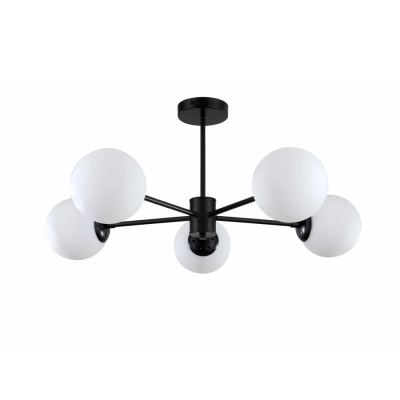 lafabryka.pl Roma 5 wisząca czarna LP-1345/5P BK LIGHT PRESTIGE