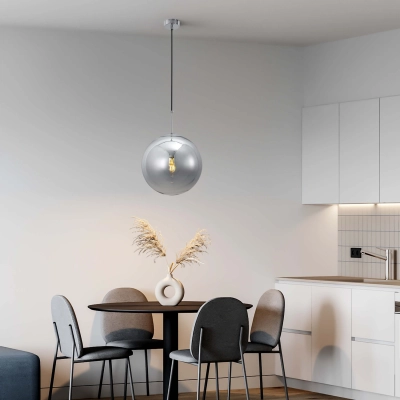 Lampa wisząca mała chromowana PALLA LP-2844/1P S CH LIGHT PRESTIGE
